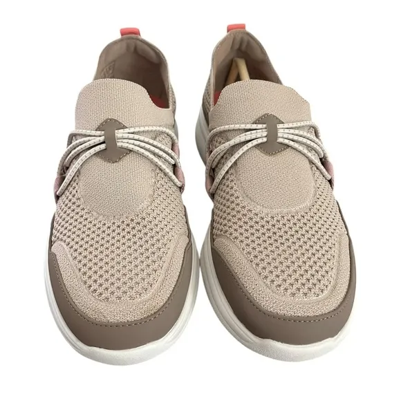 Clarks Cloudsteppers Ezera Run Slip On Comfort Loafer Sneakers Taupe Size US 8