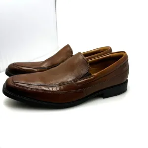 Clarks Cushionaire Tilden Free Laofers Style‎ 22261 Size 9 in Dark Tan Leather