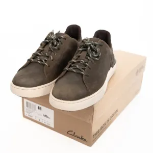 Clarks. Men's Courtlite  Lace Up Leather Casual Lace Shoe