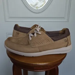Clarks Mens Gorwin Moc Leather Slip On Casual And Fashion Sneakers