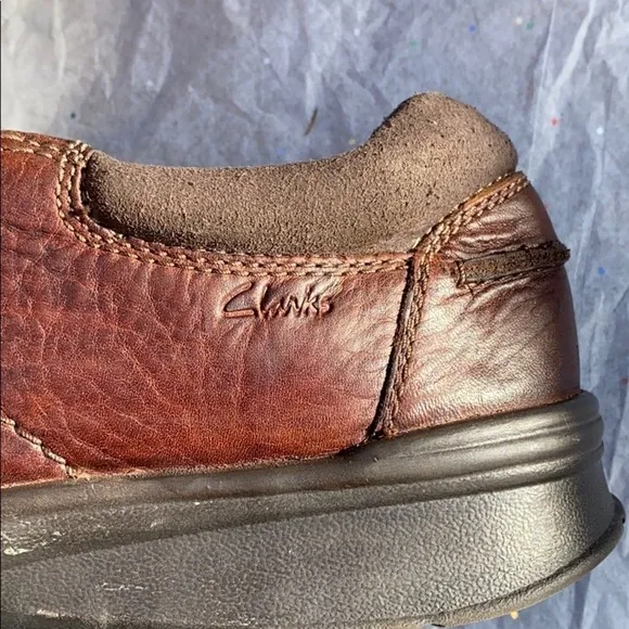 Clarks slip on loafers soft cushion w/ ortholite