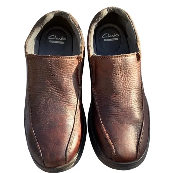 Clarks slip on loafers soft cushion w/ ortholite