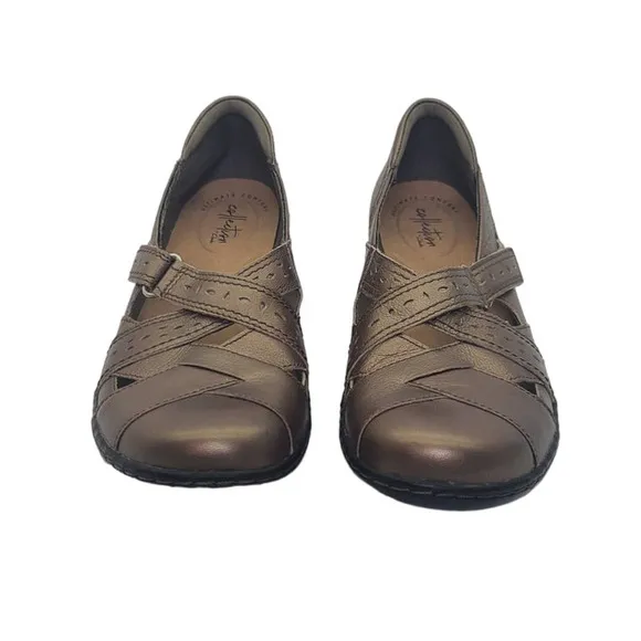 Clarks Ultimate Comfort Leather Loafers Ashland Spin Q Women's 9