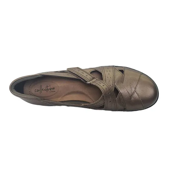Clarks Ultimate Comfort Leather Loafers Ashland Spin Q Women's 9