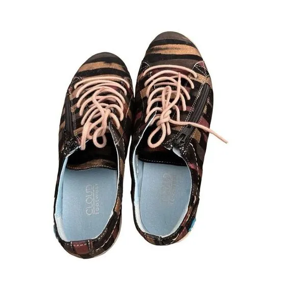 Cloud Footwear Women's Aika Fashion Sneaker 38 M EU, Black Fantasy 7.5 US