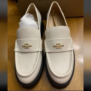 Coach Cream Loafers
