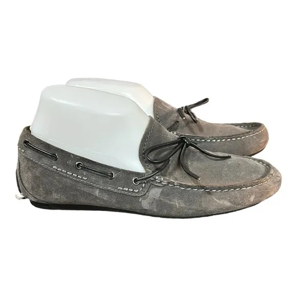 Coach Jasper Suede Leather Slip-On Loafers Gray Size 7D Men’s