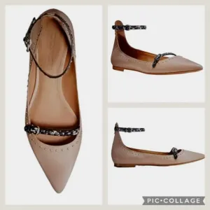 Coach Jody Ballet Flats EUC $125 Flats size 7B    S2443