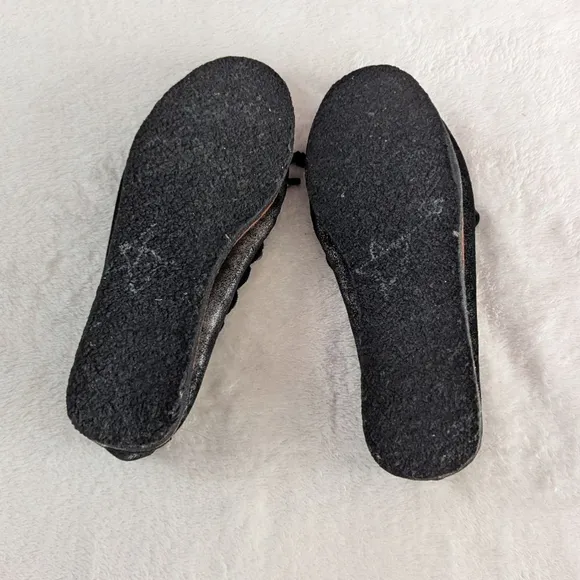 Coach Rexy Roccasin Black Suede Loafers Size 7.5