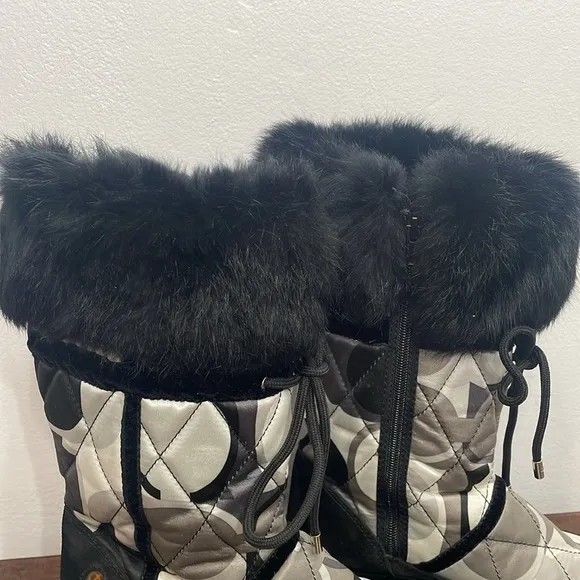 COACH Sasha Quilted Boots