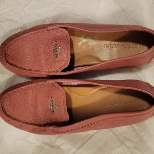 Coach Women's Pink Loafers