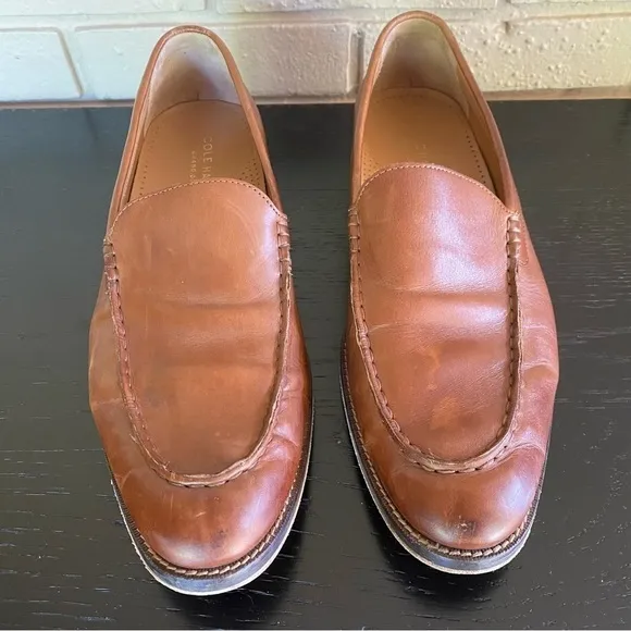 Cole Haan Grand OS Madison Venetian Men's Loafers Shoes Size 11 M British Tan