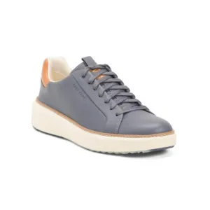 COLE HAAN Grey/ivory Men's Leather Grandpro Topspin Golf Sneakers