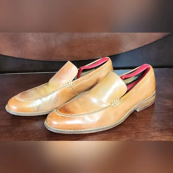 Cole Haan Men's Brown Leather Loafers C09305 Men’s Size 9.5 M Slip On