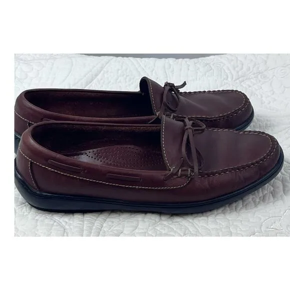 Cole Haan Men's Size 10 Brown Leather Slip on Comfort Loafers