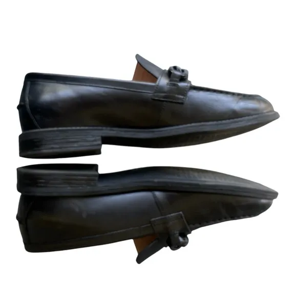 COLE HAAN Stassi Chain Trim Leather Bit Loafers 7.5