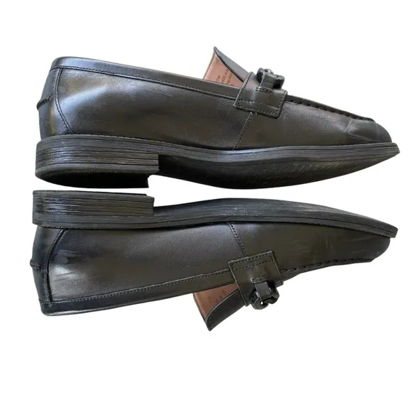 COLE HAAN Stassi Chain Trim Leather Bit Loafers 7.5
