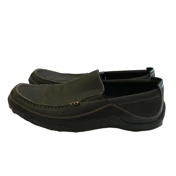 Cole Haan Tucker Venetian Mens Shoes 11M Black Leather Comfort Driver Loafers