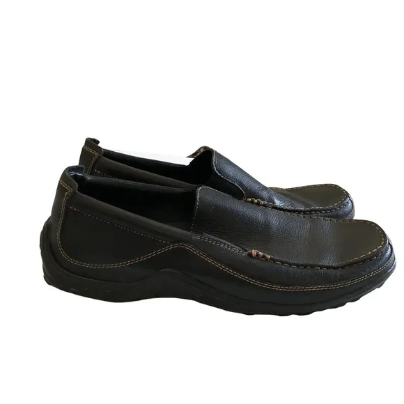 Cole Haan Tucker Venetian Mens Shoes 11M Black Leather Comfort Driver Loafers