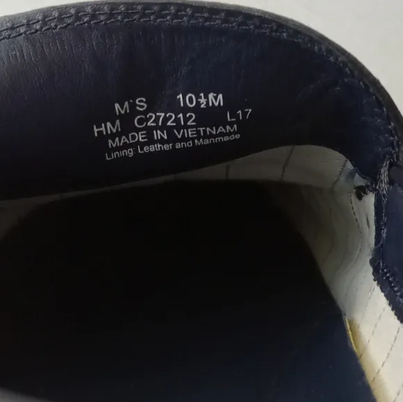 🩷💚⚜️Cole Haan⚜️🩷💚Mens Pinch Weave Loafer Navy Blue Braided Weekend Shoe 10.5