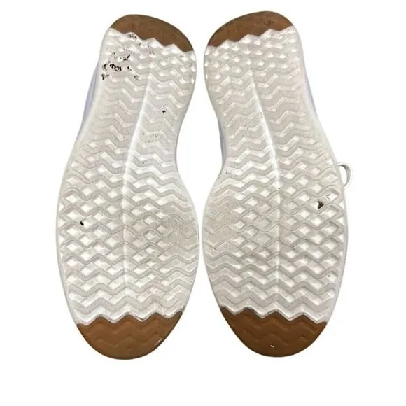 Cole Haan Women’s 6.5 Grandpro White and Tan Casual Shoes Fashion Sneakers