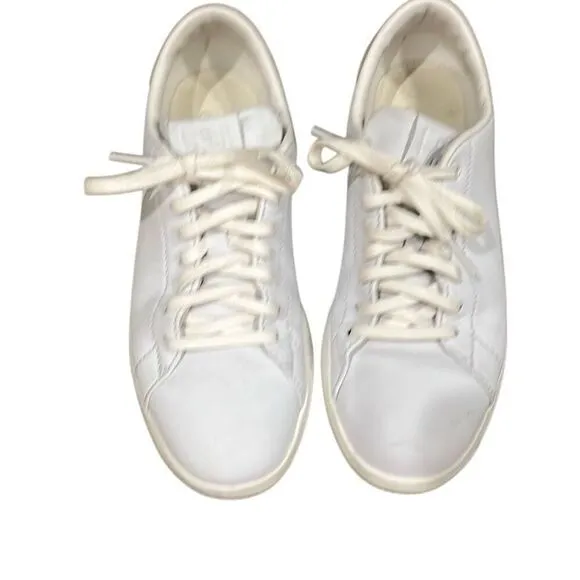 Cole Haan Women’s 6.5 Grandpro White and Tan Casual Shoes Fashion Sneakers