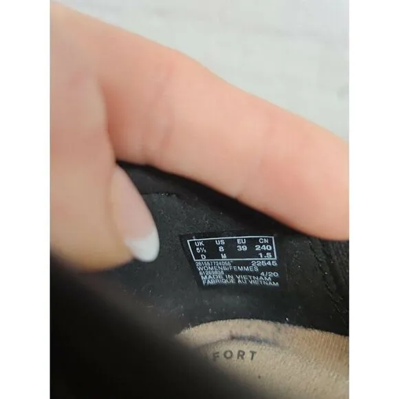 Collection by Clarks Cora Daisy Loafers, Women's Size 8 M, Black NEW MSRP $90