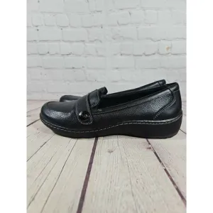 Collection by Clarks Cora Daisy Loafers, Women's Size 8 M, Black NEW MSRP $90