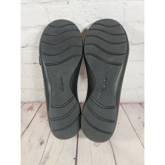 Collection by Clarks Cora Daisy Loafers, Women's Size 8 M, Black NEW MSRP $90