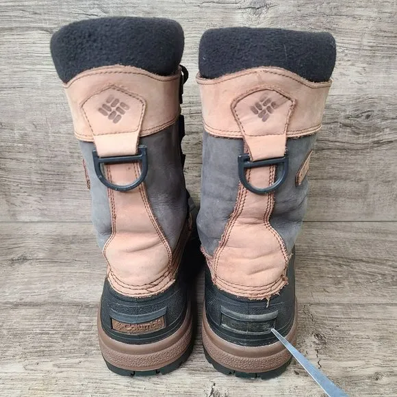 Columbia Bugabison Waterproof Winter Snow Boots Men’s Size 8 Thermolite Leather