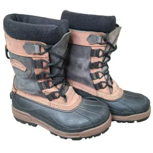 Columbia Bugabison Waterproof Winter Snow Boots Men’s Size 8 Thermolite Leather