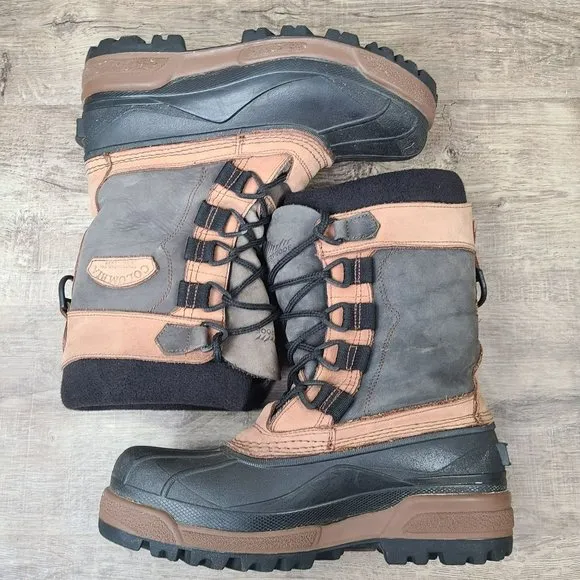 Columbia Bugabison Waterproof Winter Snow Boots Men’s Size 8 Thermolite Leather