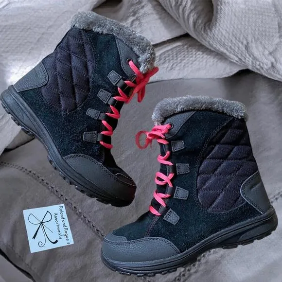 Columbia Ice Maiden Waterproof Boots Youth Kids Sz 3