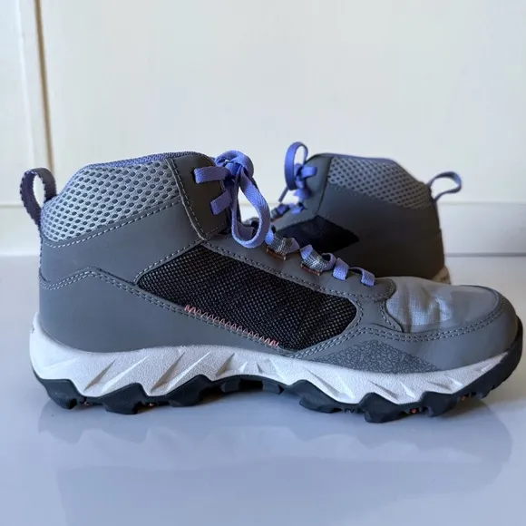 COLUMBIA Women's FLOW CENTRE Hiking Shoes Sneakers Steam Fairytale Size 7