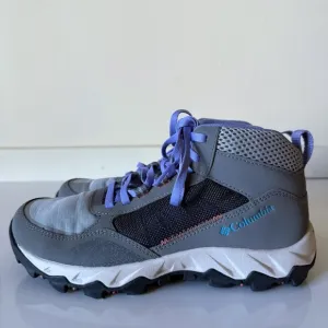 COLUMBIA Women's FLOW CENTRE Hiking Shoes Sneakers Steam Fairytale Size 7