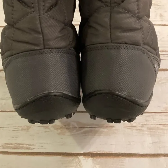 Columbia Women’s Minx Mid ll Omni-Heat Waterproof Gray Quilted Snow Boots 9