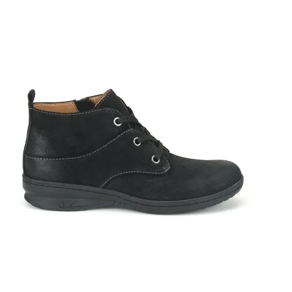 Comfortiva Black Forli Waterproof Suede Ankle Boots Women’s Size 8 Narrow