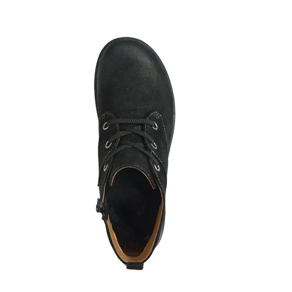 Comfortiva Black Forli Waterproof Suede Ankle Boots Women’s Size 8 Narrow