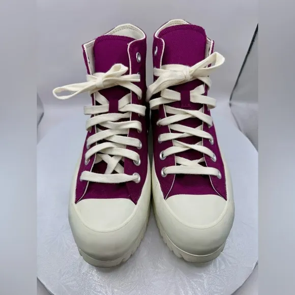 Converse Chuck Taylor All Star Lugged 2.0 High Top Sneakers Purple Wms Size 8.5