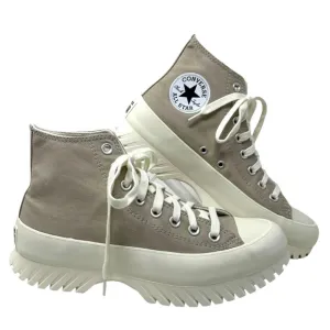 Converse Chuck Taylor Lugged 2.0 Beige Canvas Platform Hi Sneakers Women A05098C