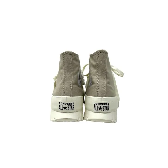 Converse Chuck Taylor Lugged 2.0 Beige Canvas Platform Hi Sneakers Women A05098C