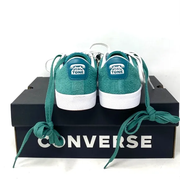 Converse Cons PL Vulc Pro Low Top Shoes Suede Men's Green Suede Sneakers A02134C