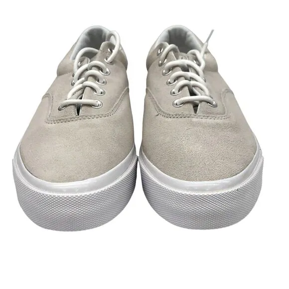 Converse Mens Skid Grip 171336c  Tan Pale Putty White  Canvas Sneakers 12