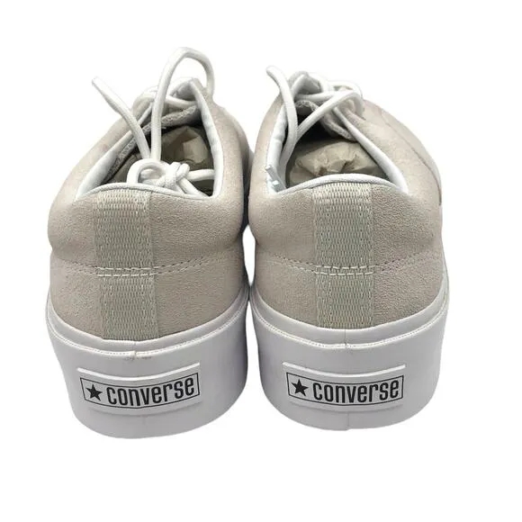 Converse Mens Skid Grip 171336c  Tan Pale Putty White  Canvas Sneakers 12
