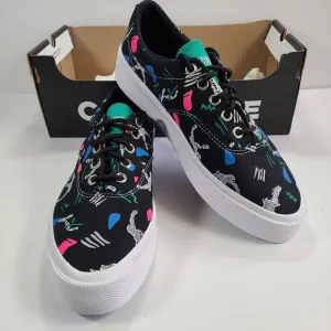 Converse Skid Grip 80's Print Black Multi Sneakers Men's Size 10
