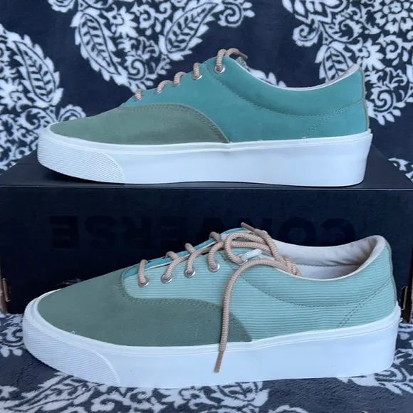 Converse Skid Grip OX Oil Green/Malachite Green MEN`S