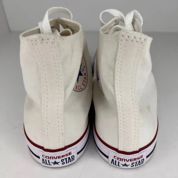 Converse Unisex M7650 White Chuck Taylor All Star Hi Top Size 9M 11W Sneakers