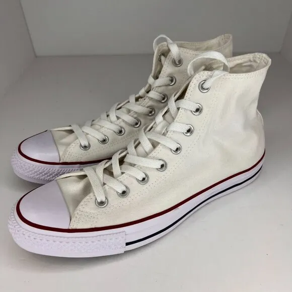 Converse Unisex M7650 White Chuck Taylor All Star Hi Top Size 9M 11W Sneakers