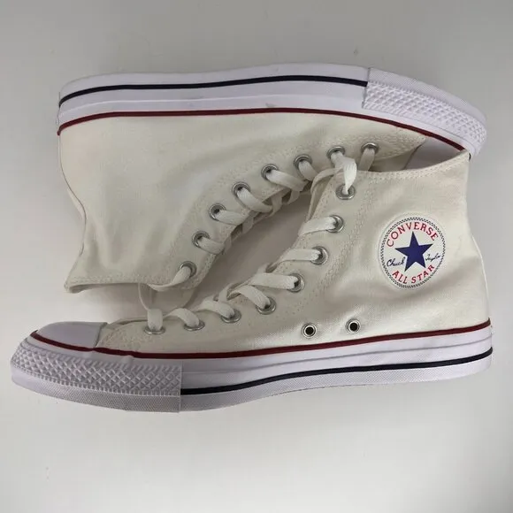 Converse Unisex M7650 White Chuck Taylor All Star Hi Top Size 9M 11W Sneakers
