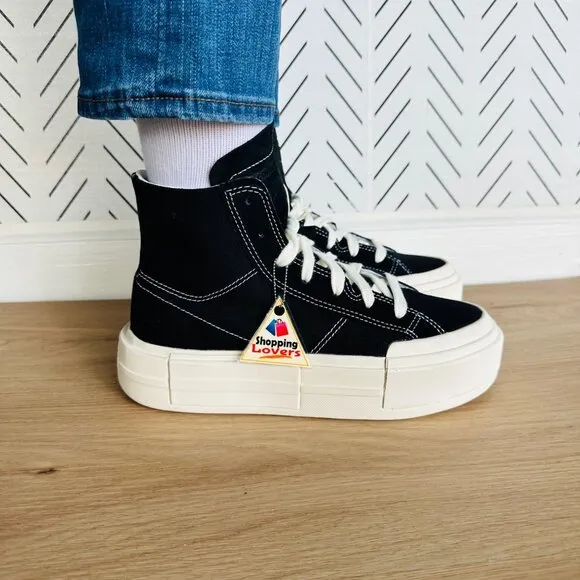 🤩Converse Women Shoes Chuck Taylor All Star Hi Size 8 Sneakers Black A04689C🤩